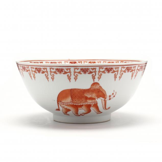 elephant-decorated-center-bowl-for-neiman-marcus