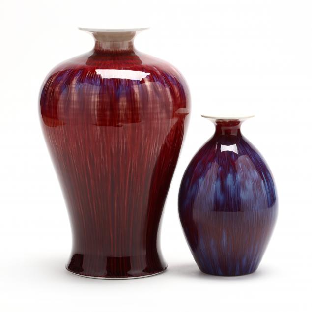 two-chinese-flambe-porcelain-vases