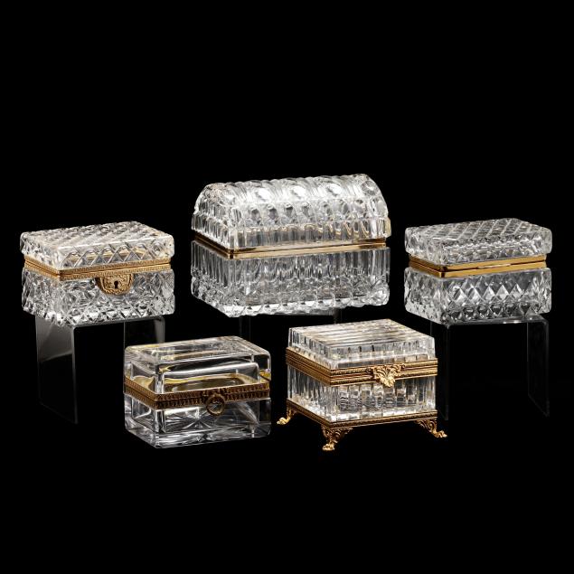 five-french-crystal-dresser-boxes