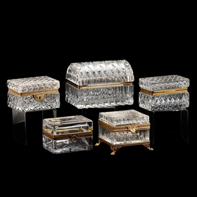 five-french-crystal-dresser-boxes