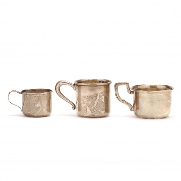 three-sterling-silver-child-cups