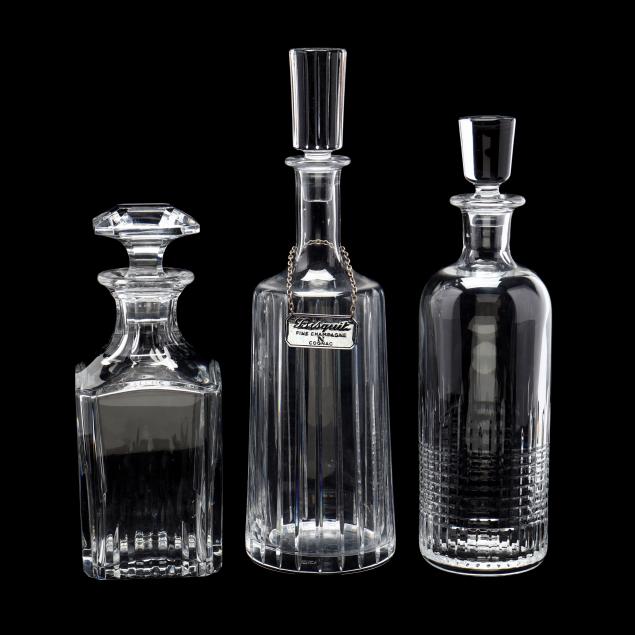 three-baccarat-crystal-decanters