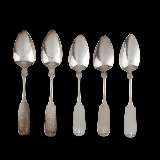 a-set-of-five-american-coin-silver-tablespoons