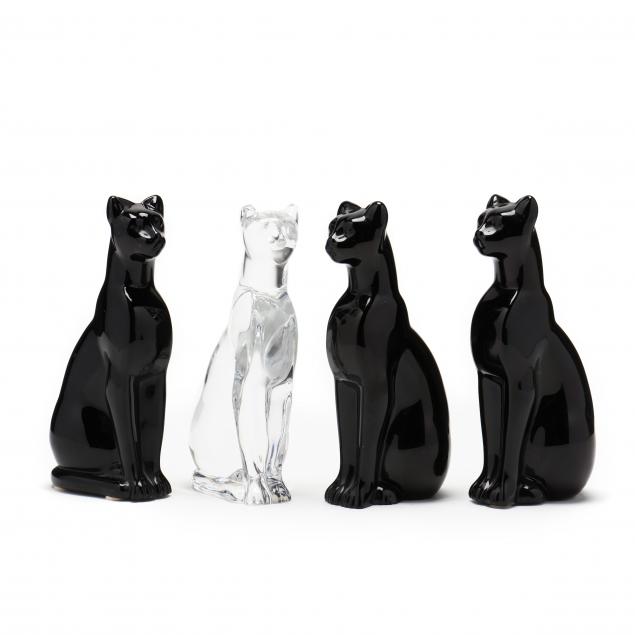 four-baccarat-crystal-cats