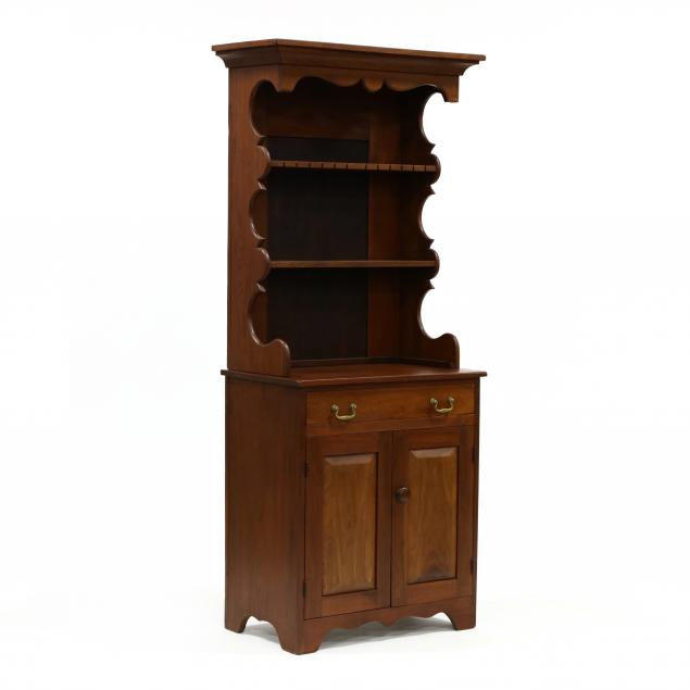 baltimore-walnut-diminutive-stepback-cupboard-signed