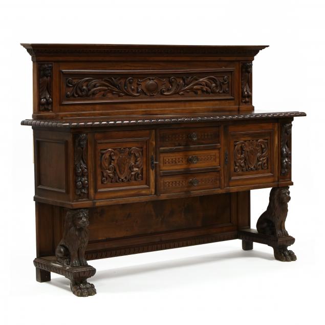 continental-carved-walnut-sideboard
