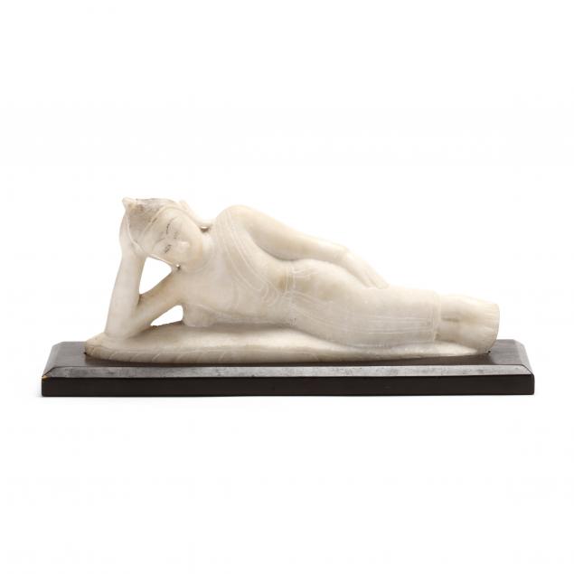 a-thai-marble-reclining-buddha-sculpture