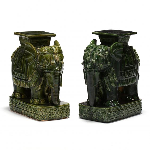 a-matched-pair-of-green-elephant-garden-stools