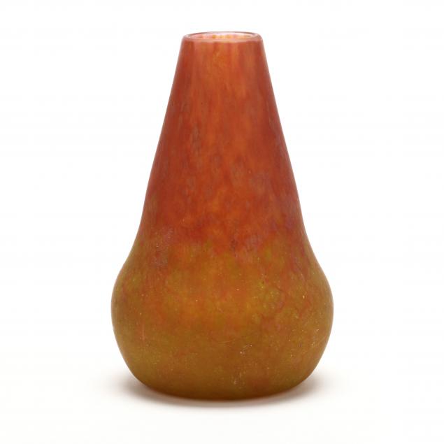 daum-early-pate-de-verre-glass-vase