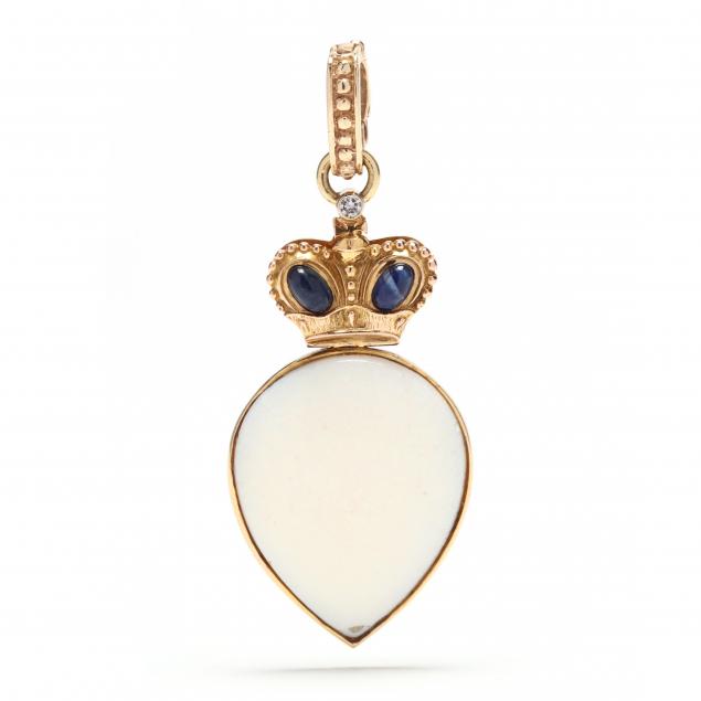 14kt-gold-opal-and-gem-set-pendant-russian