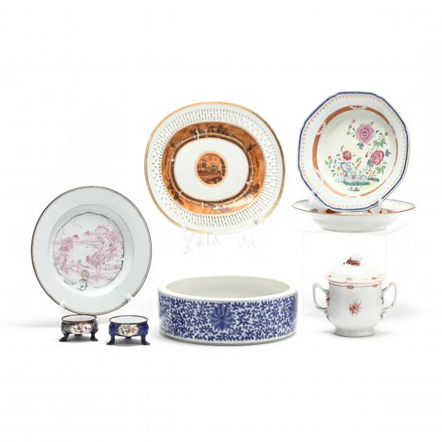 eight-pieces-of-chinese-porcelain