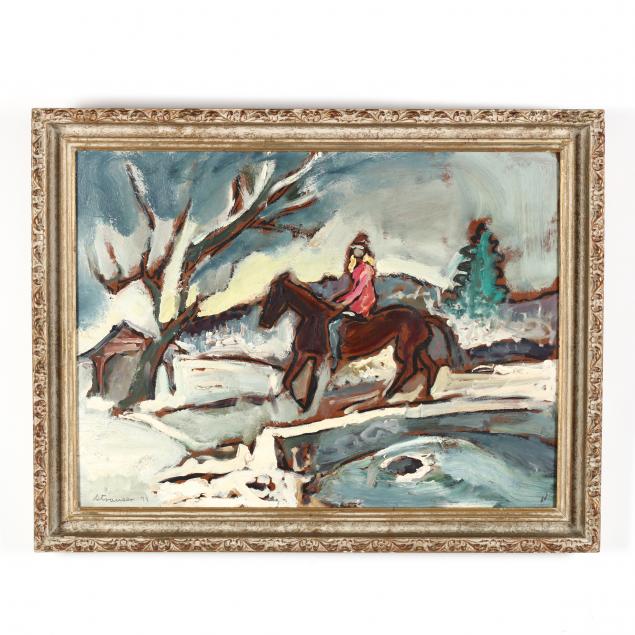 sterling-strauser-pa-1907-1995-horse-rider