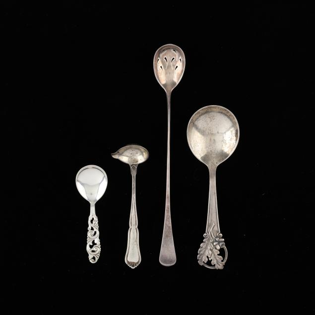four-danish-sterling-silver-spoons