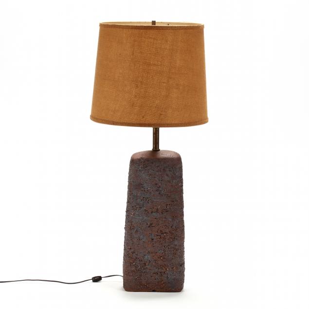 mid-century-straw-valley-durham-nc-art-pottery-table-lamp