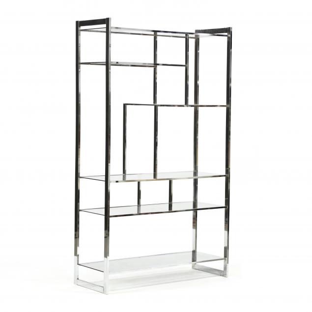 vintage-chrome-and-glass-etagere