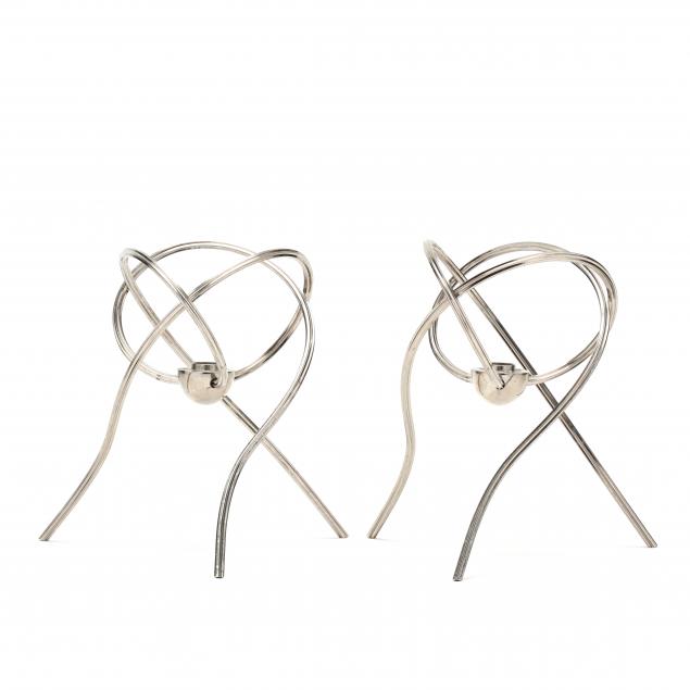 pair-of-modernist-steel-candleholders