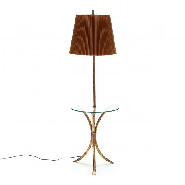 vintage-gilt-faux-bamboo-floor-lamp