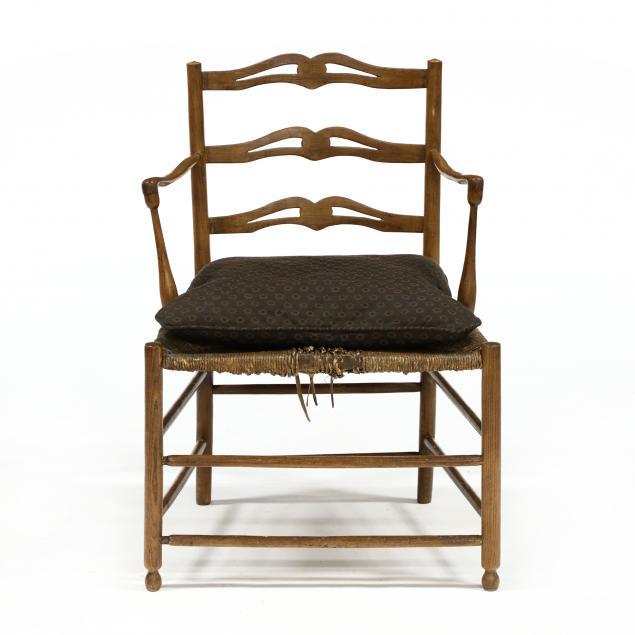 french-country-oak-armchair