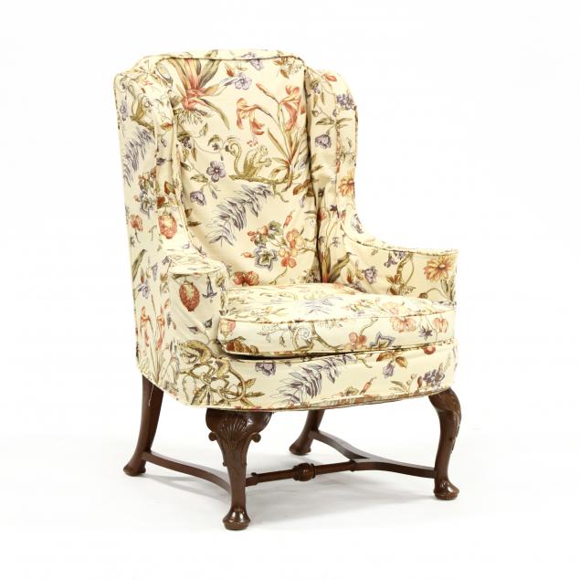 queen-anne-style-mahogany-easy-chair