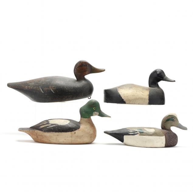 four-vintage-duck-decoys