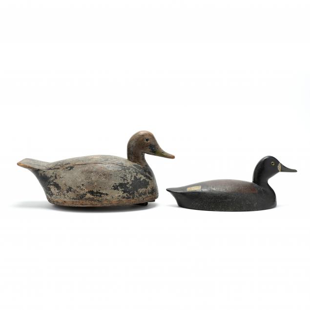 two-vintage-decoys-one-signed