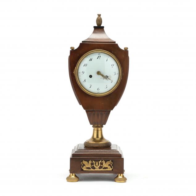 neoclassical-mantel-clock-in-wooden-case