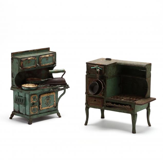 two-cast-iron-toy-cookstoves