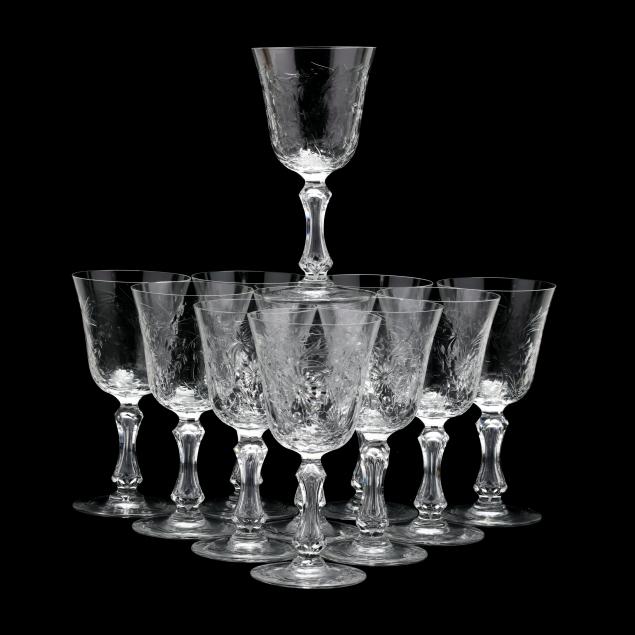 st-louis-set-of-eleven-wine-goblets