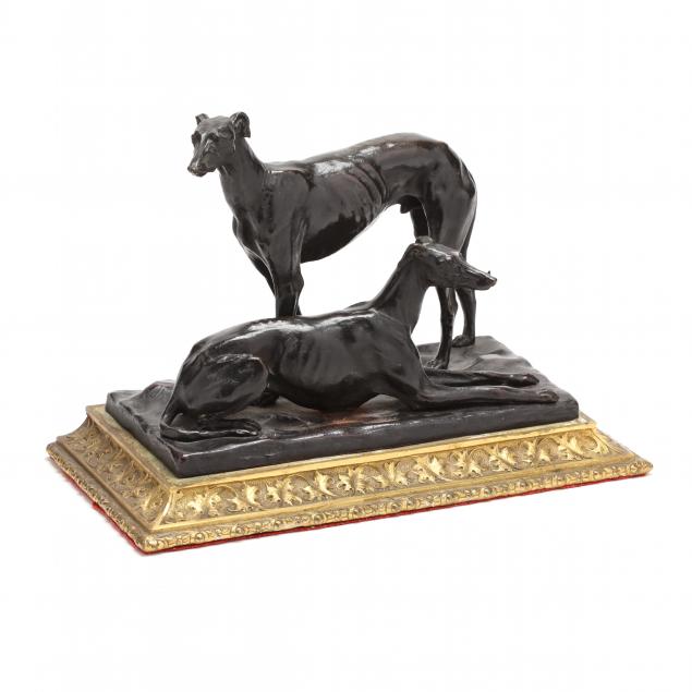 a-tableaux-of-two-bronze-whippets