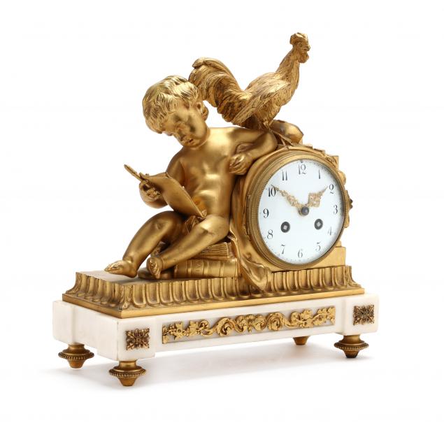 a-louis-xvi-style-gilt-bronze-mantel-clock