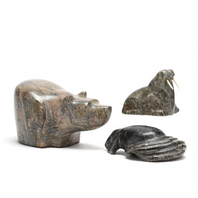 three-inuit-carvings