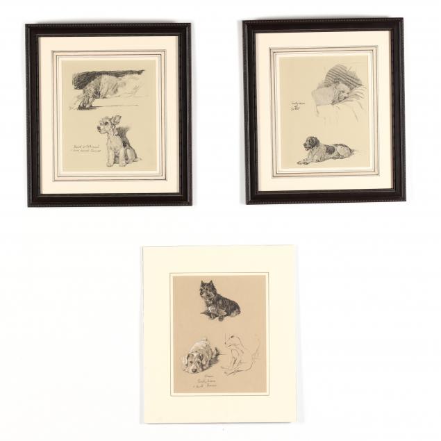 cecil-aldin-british-1870-1935-three-prints-of-dog-studies