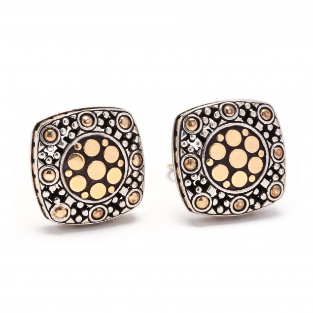 18kt-gold-and-sterling-silver-dot-earrings-john-hardy