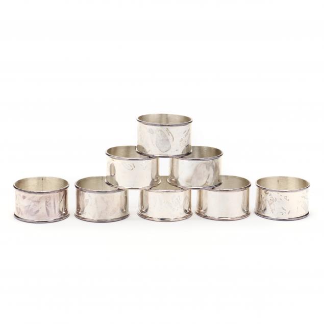 eight-mexican-sterling-silver-napkin-rings