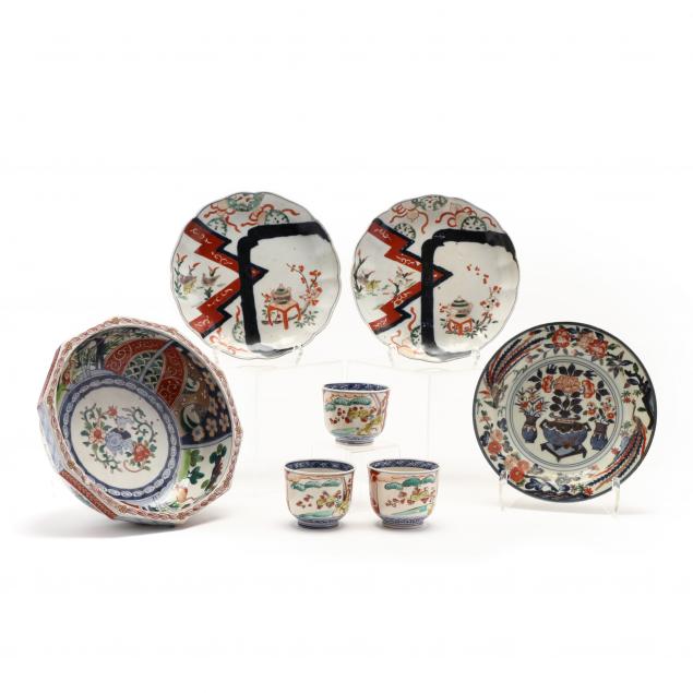 a-group-of-japanese-imari-porcelain