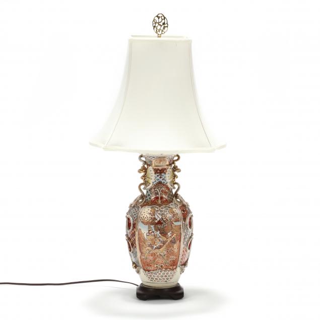 a-japanese-satsuma-vase-lamp