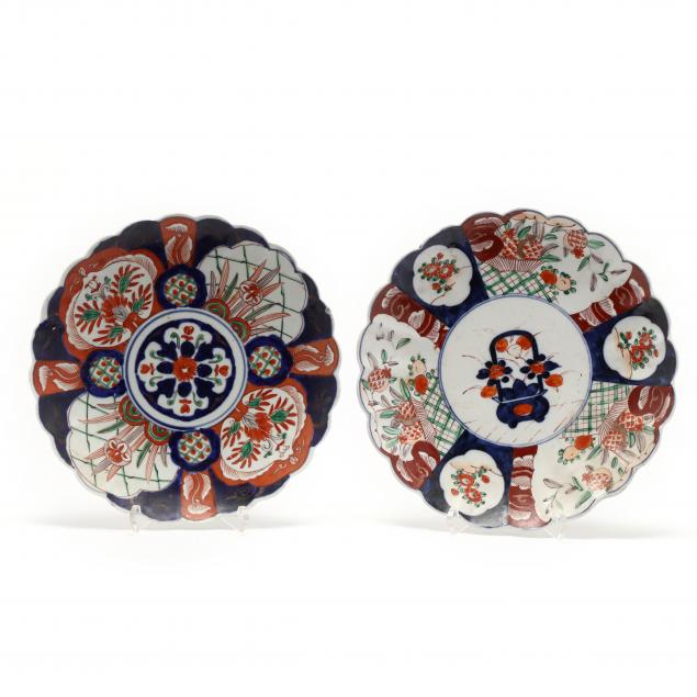 two-large-japanese-imari-porcelain-plates
