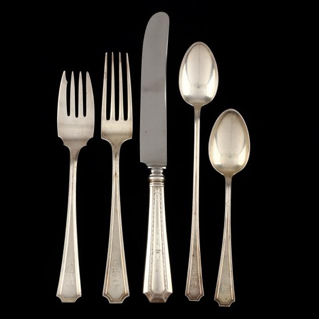 an-assembled-sterling-silver-flatware-set-by-durgin