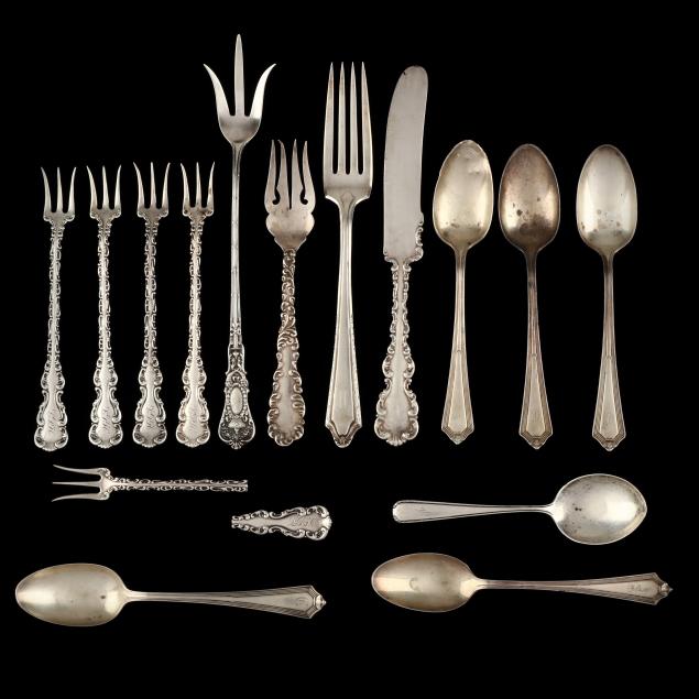 fourteen-pieces-of-american-sterling-silver