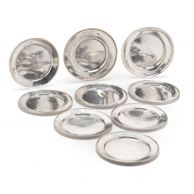 nine-sterling-silver-bread-plates