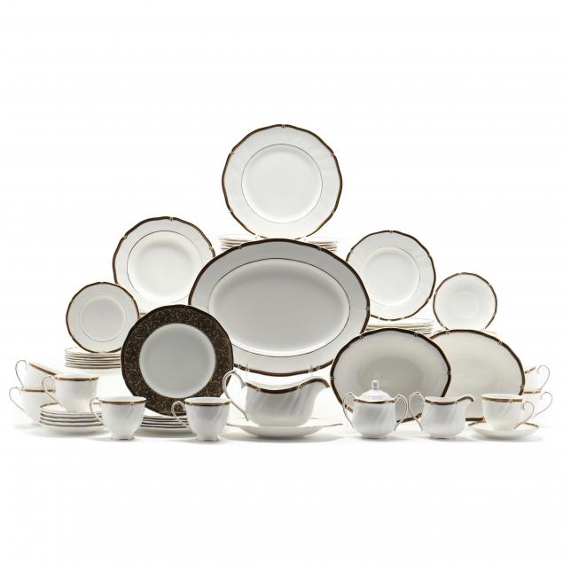 set-of-wedgwood-china-windsor-black-service-for-eight-62-pieces
