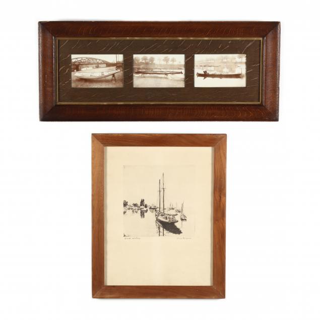 two-framed-works-featuring-boating-vessels