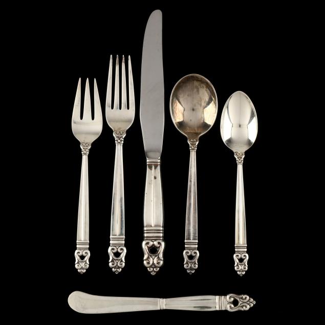 international-royal-danish-sterling-silver-flatware-service