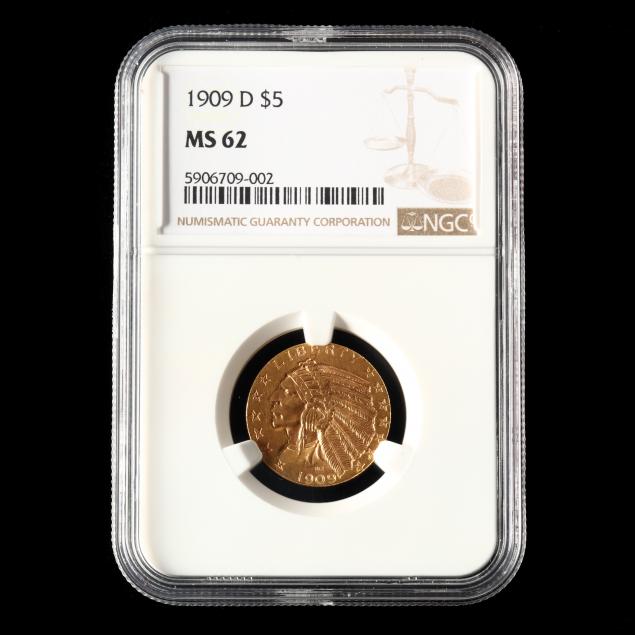 1909-d-5-gold-indian-head-half-eagle-ngc-ms62
