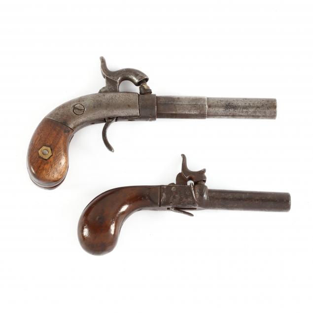 two-percussion-single-shot-boot-pistols