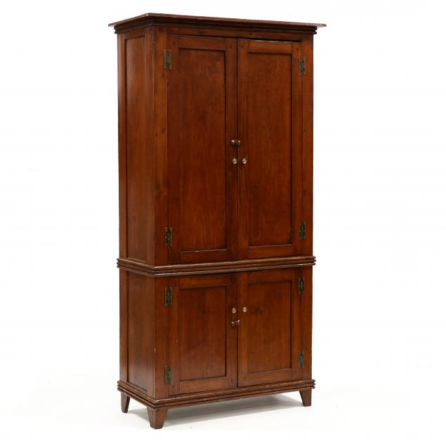 antique-southern-yellow-pine-flat-wall-cupboard