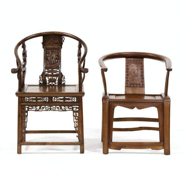 two-chinese-horseshoe-armchairs
