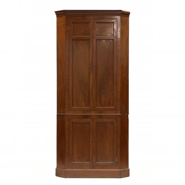 edwardian-mahogany-corner-cupboard