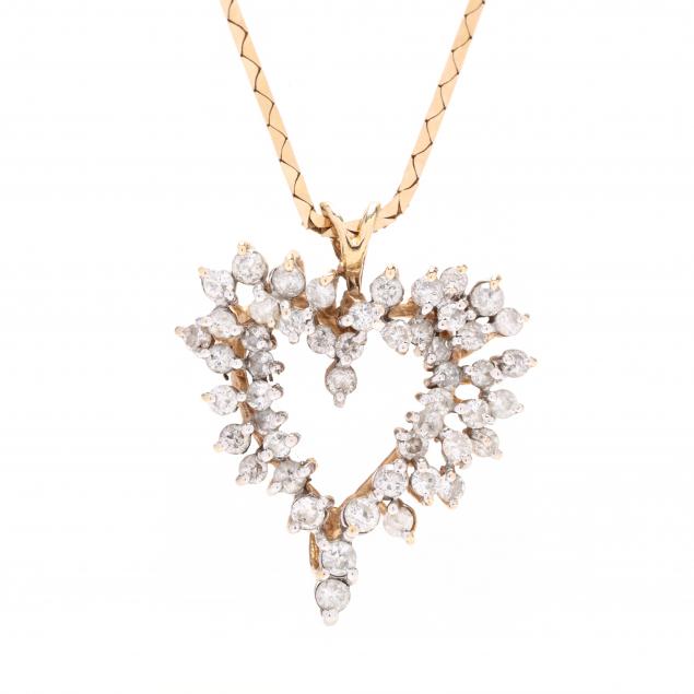 gold-and-diamond-heart-necklace