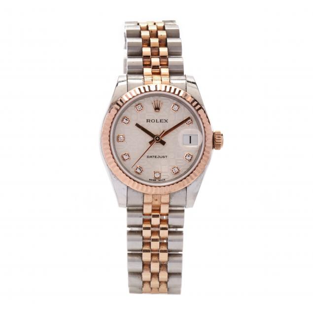stainless-steel-rose-gold-and-diamond-datejust-watch-rolex